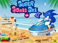 Игра Sonic the Hedgehod на воде Игра Sonic the Hedgehod на воде
